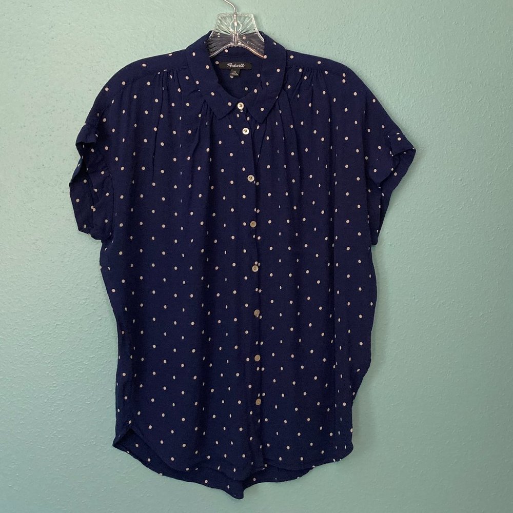 Madewell Central shirt in Polka Dot